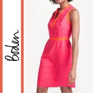 Boden Linen Summer Dress, Size 6P, EUC